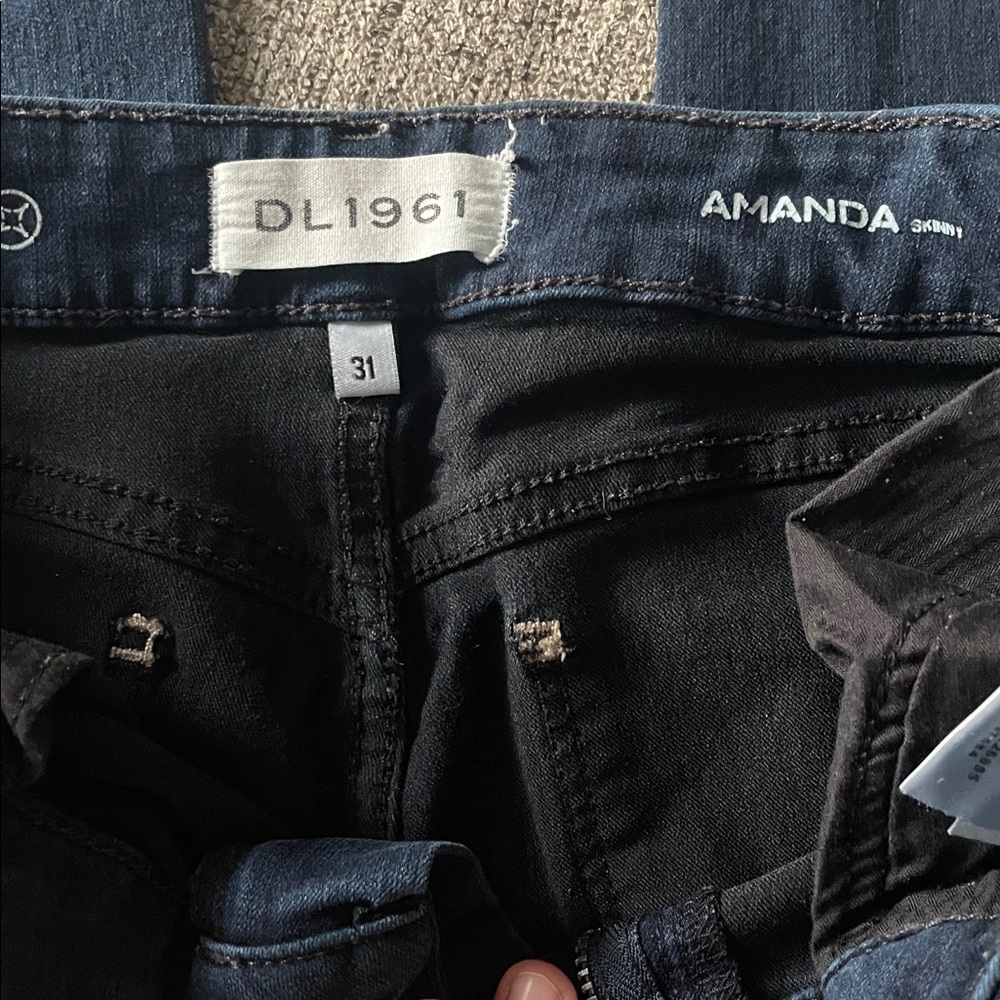 DL1961 Women's Straight Leg Amanda Jeans - Deep Indigo